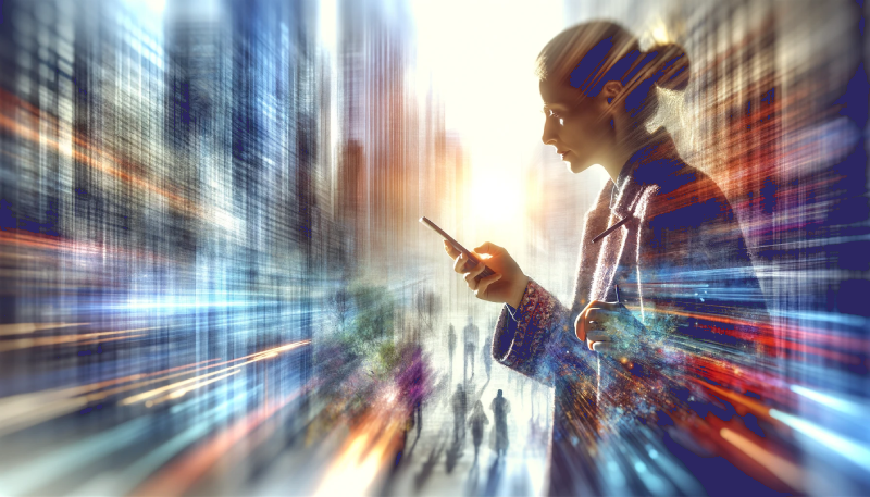 A women in the fast world of internet wants to be protected